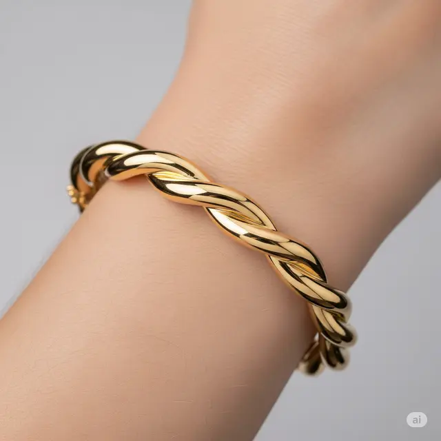 Model Gelang 20 Gram Emas untuk Ibu Muda.