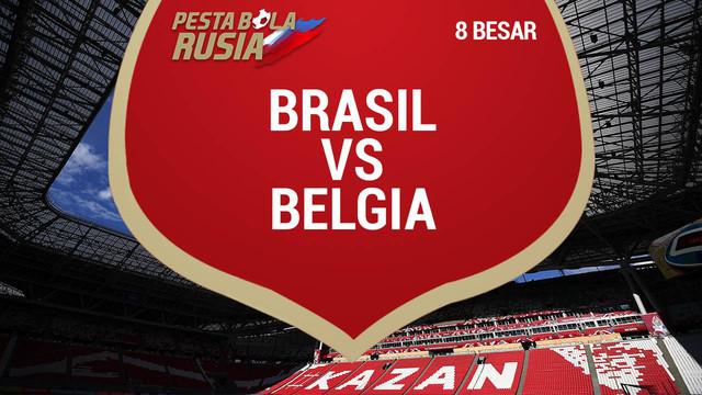 Berita video data dan statistik saat Belgia sukses menyingkirkan Brasil dari Piala Dunia 2018.