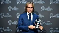 Luka Modric mendapat gelar sebagai gelandang terbaik Eropa untuk musim 2016-17. (doc. UEFA)