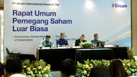 Rapat Umum Pemegang Saham Luar Biasa (RUPSLB) PT Siloam International Hospitals Tbk (SILO).
