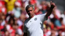 KRITIK - Jose Mourinho mengritik gaya permainan negatif Arsenal di ajang FA Community Shield 2015. (Allsports)