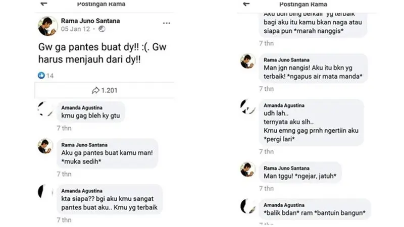 Drama Percintaan Netizen Di Kolom Komentar Facebook Ini Malah Bikin Emosi