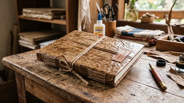 Sampul Buku atau Jurnal Handmade