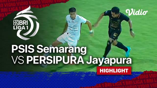 Berita Video, Highlights BRI Liga 1 2021/2022 Pekan 32 antara Persipura Jayapura Vs PSIS Semarang pada Kamis (24/3/2022)