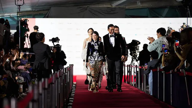 Bintang Gadis Kretek di Busan International Film Festival 2023. (Foto: Busan International Film Festival via Netflix)