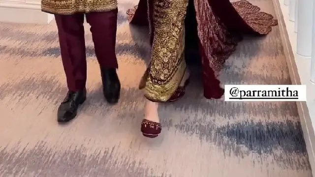 Penampilan Dewi Paramita saat Resepsi (credit: instagram/ayungberinda)