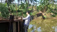 Tiktoker Willie Salim Beri Bantuan Perbaikan Jembatan Miring di Sukabumi