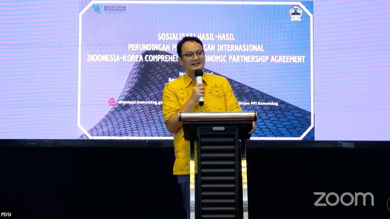 Wakil Menteri Perdagangan Jerry Sambuaga, mengajak pelaku usaha memanfaatkan hasil Persetujuan Kemitraan  Ekonomi Komprehensif Indonesia dan Korea (IK-CEPA)