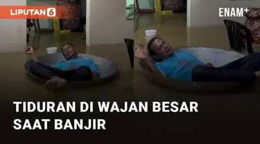 Momen campur aduk namun bikin ngakak ditunjukkan oleh seorang bapak ini