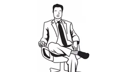 ilustrasi posisi duduk