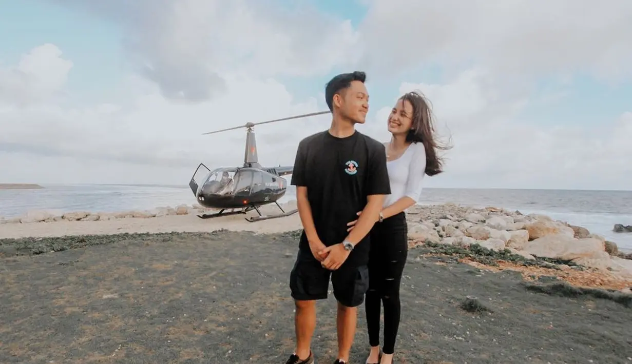 Azriel Hermansyah dan Sarah (Instagram/azriel_hermansyah)