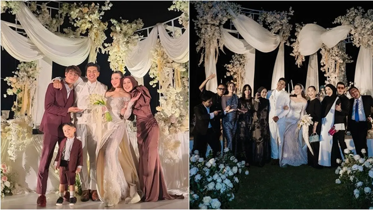 8 Potret Tamu Artis di Pernikahan Harris Vriza & Haviza Devi, Bertabur Bintang