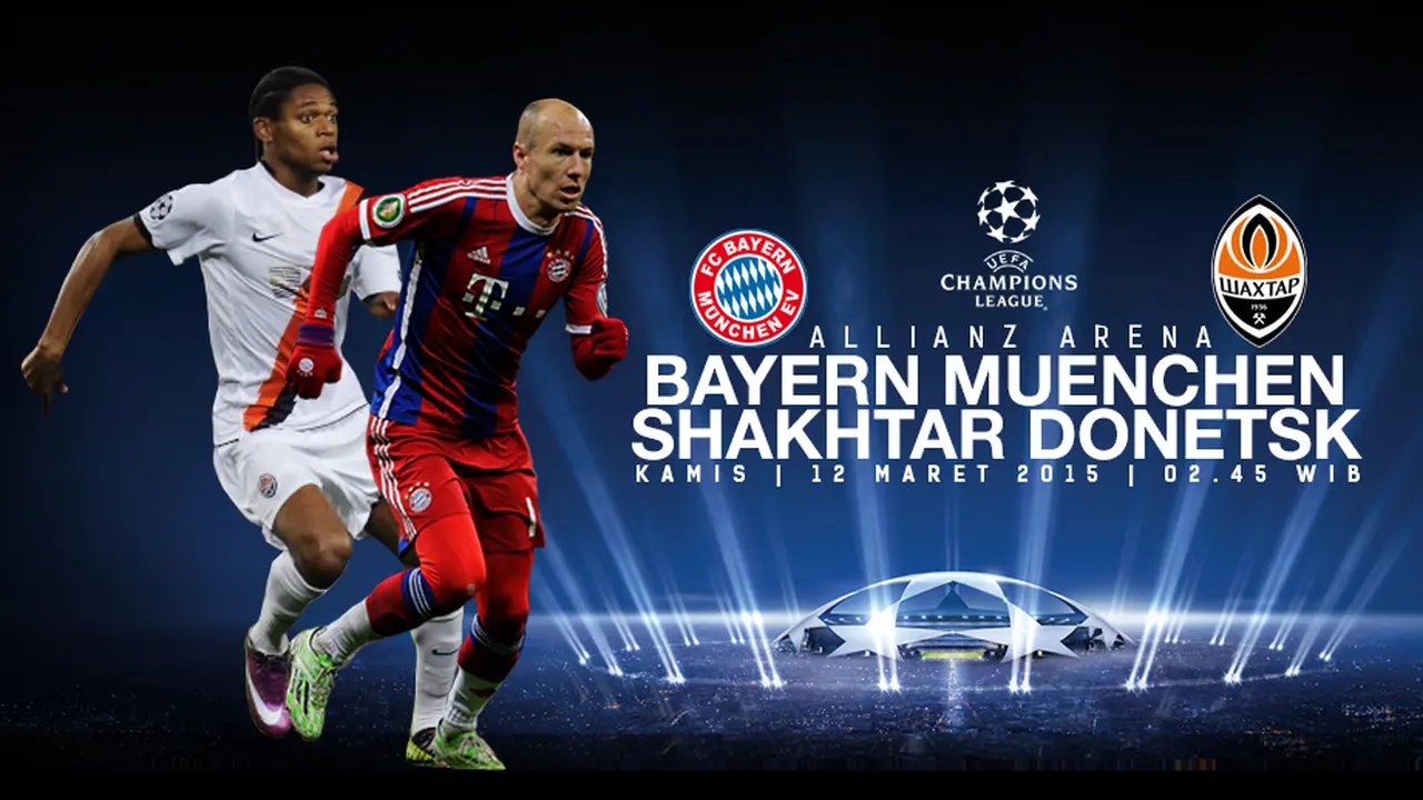 Prediksi Bayern Muenchen Vs Shakhtar Donetsk