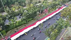 Kemeriahan Kirab Merah Putih Merajut Kebhinekaan