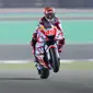 Fabio Di Giannantonio merupakan pembalap rookie di tim Gresini Racing MotoGP. Pebalap Italia itu sukses menggasak 4 podium dengan 1 kemenangan di Jerez. (AFP/Karim Jaafar)