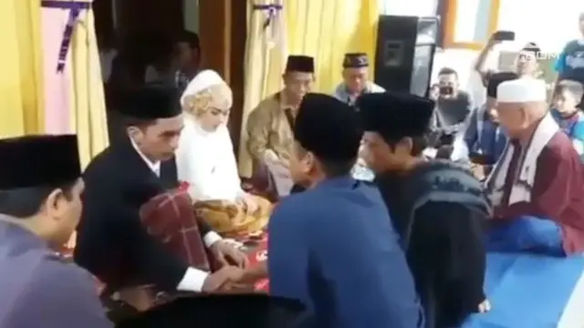 VIDEO: Gugup, Pria Ini Salah Sebut Saat Ijab Kabul