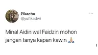 Deretan ucapan Lebaran kocak sampai nyeleneh ala warganet. (Sumber: Twitter/@yufikadwi)