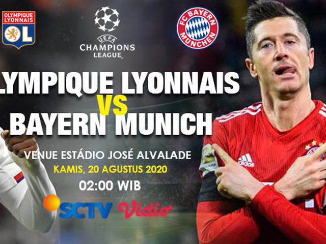 Head To Head Liga Champions Lyon Vs Munchen Siaran Langsung Sctv Bola Liputan6 Com