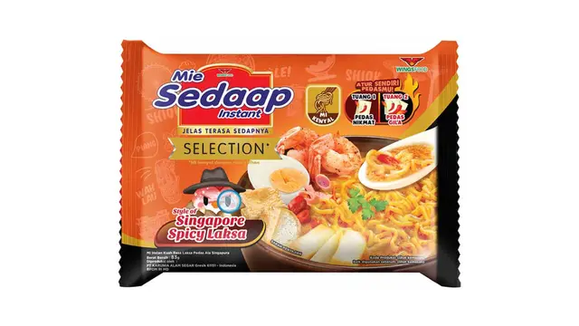 Mie Sedaap Singapore Spicy Laksa atau Mie Sedaap SSL