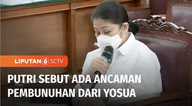 Pledoi, Putri Candrawathi terisak di ruang persidangan mengaku tak terlibat dalam kasus pembunuhan berencana Brigadir Yosua. Putri turut menyebut bahwa Yosua melecehkan dan mengancam akan membunuh orang-orang yang disayanginya.