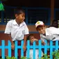 Anak-anak di SD YPK Waupnour, Biak, Papua (Liputan6.com/Yulia Lisnawati)