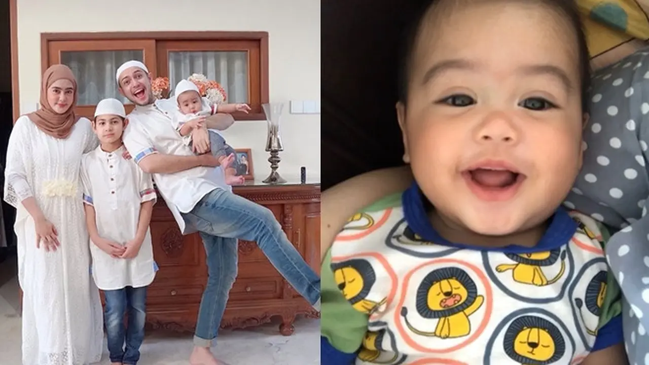 Sudah Berusia 6 Bulan, Ini 6 Potret Buah Hati Rifky Balweel dan Biby Alraen