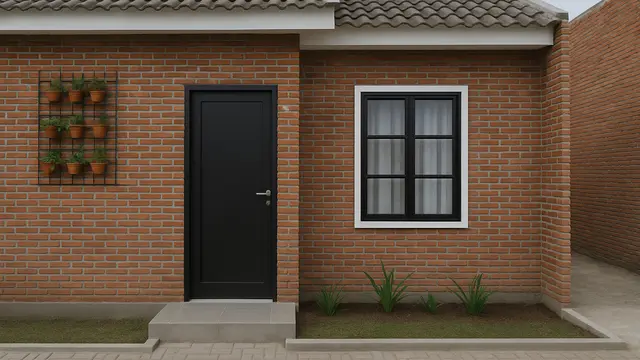 Fasad Depan Rumah Subsidi yang Sederhana tapi Cantik (Foto: ChatGPT)