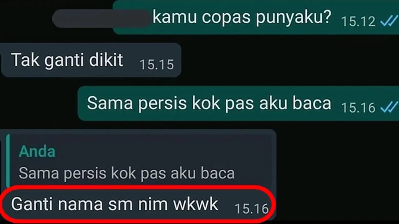 5 Chat Drama Tugas Kuliah Ini Bikin Tepuk Jidat