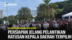 Presiden RI Prabowo Subianto melantik ratusan kepala daerah pada Kamis 20 Februari 2025. Pelantikan berlangsung di Istana Kepresidenan, Jakarta.