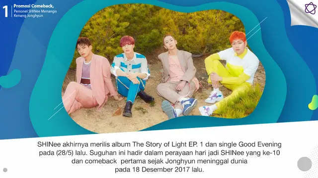 [Bintang] Promosi Comeback, Personel SHINee Menangis Kenang Jonghyun