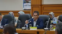 Irtama Setjen DPR RI, Setyanta Nugraha di acara Sosialisasi Peningkatan Penilaian Mandiri Pelaksanaan Reformasi Birokrasi.