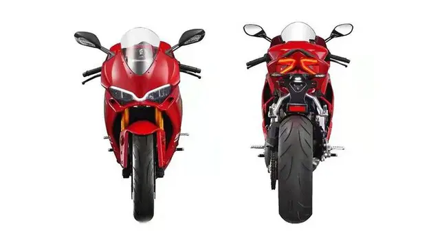 Desain Ducati palsu ini sangat mirip dari segi tampilan keseluruhan