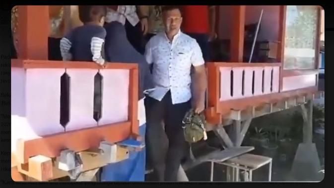 Ruslan Buton ditangkap atas tuduran menyebarkan ujaran kebencian terhadap Presiden Joko Widodo atau Jokowi. (Liputan6.com/Devira Prastiwi)