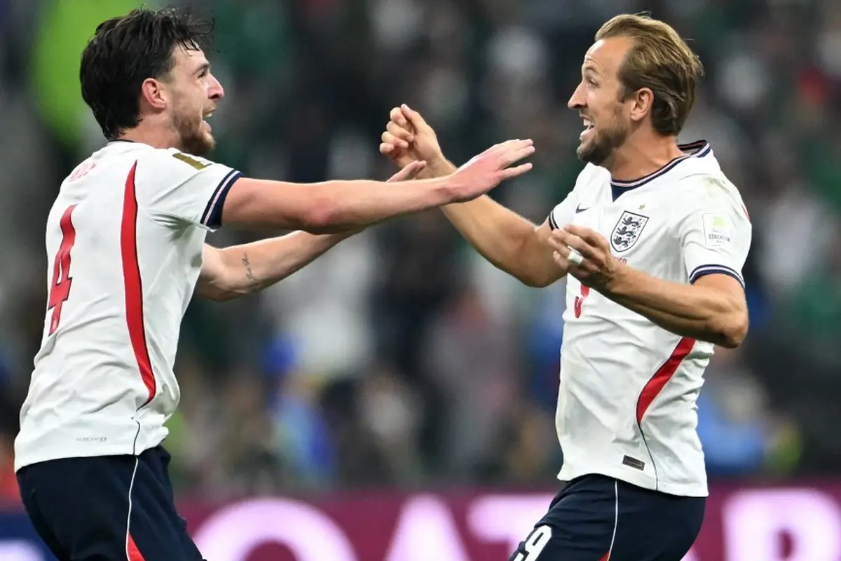 Harry Kane, Declan Rice