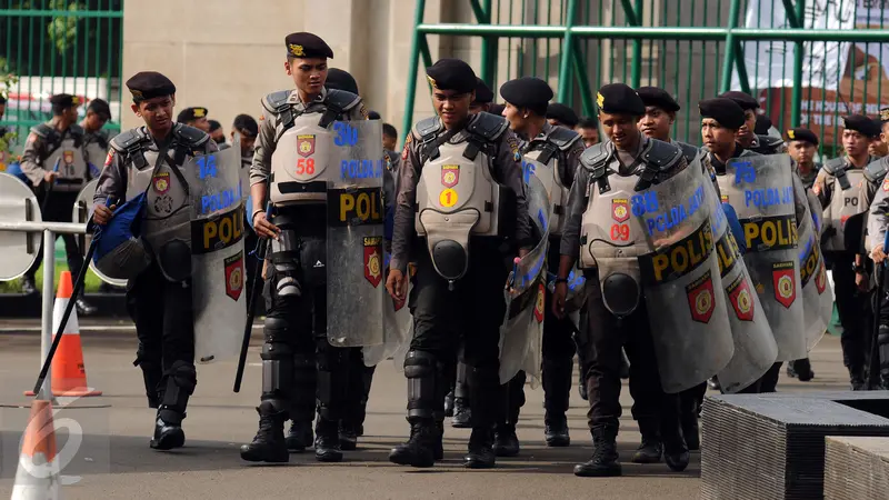 Antisipasi Aksi Massa, Polisi Jaga Gedung DPR RI