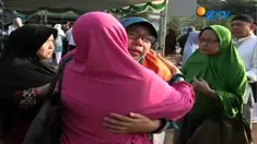 Ratusan jemaah calon haji kloter 8 asal DKI Jakarta diberikan pembekalan dan pengecekan kesehatan oleh panitia sebelum diberangkatkan.