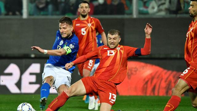 Timnas Italia Vs Makedonia Utara