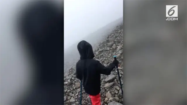 VIDEO: Bocah Inggris Taklukkan 3 Puncak Gunung Tertinggi