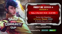 Saksikan Live Streaming Vidio Community Cup Season 4, Malam Ini: Free Fire Series 4 di Vidio