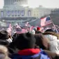 Inilah foto momen inagurasi Obama di 2009 yang digunakan pada latar Twitter Trump. (Foto: Independent)