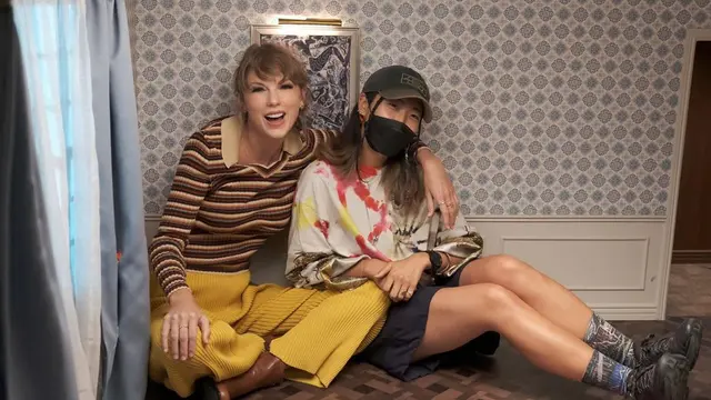 Pecahkan Rekor, Ini Potret di Balik Layar Taylor Swift Syuting Video Klip Anti-Hero