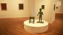 Karya Yayoi Kusama saat dipamerkan di Museum Macan, Jakarta, Senin (7/5). Pameran menampilkan lebih dari 130 karya Yayoi selama hampir 70 tahun sejak era 1950-an. (Liputan6.com/Gempur M Surya)