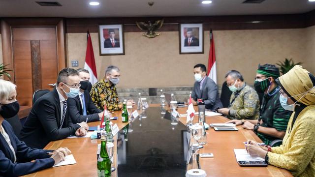 Terima Menlu dan Perdagangan Hungaria, Menparekraf Sandiaga Uno Singgung Kerja Sama Pariwisata