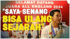 Berita Video, komentar Jonatan Christie setelah raih gelar juara di All England 2024
