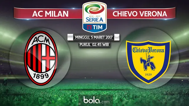 AC Milan vs ChievoVerona