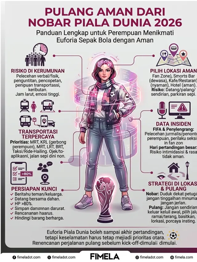 Nobar Piala Dunia 2026? Jangan Lupa Rencanakan Perjalanan Pulang dengan Aman