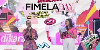 Pada gelaran Fimela Day hari pertama, pengunjung dengan antusias mengikuti rangkaian acara. Dimulai dari mengasah keterampilan dengan membuat soft clay mirror bersama Kitty Manu, ngobrol seru dengan Kimberly Ryder, sampai nyanyi bareng Ten 2 Five, serta pelantun lagu Primadona yaitu Adikara. Lihat kembali keseruannya dalam video berikut ini!