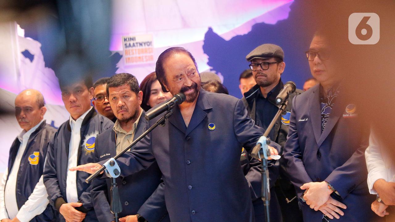 penjelasan Surya Paloh usai Johnny G. Plate Jadi Tersangka