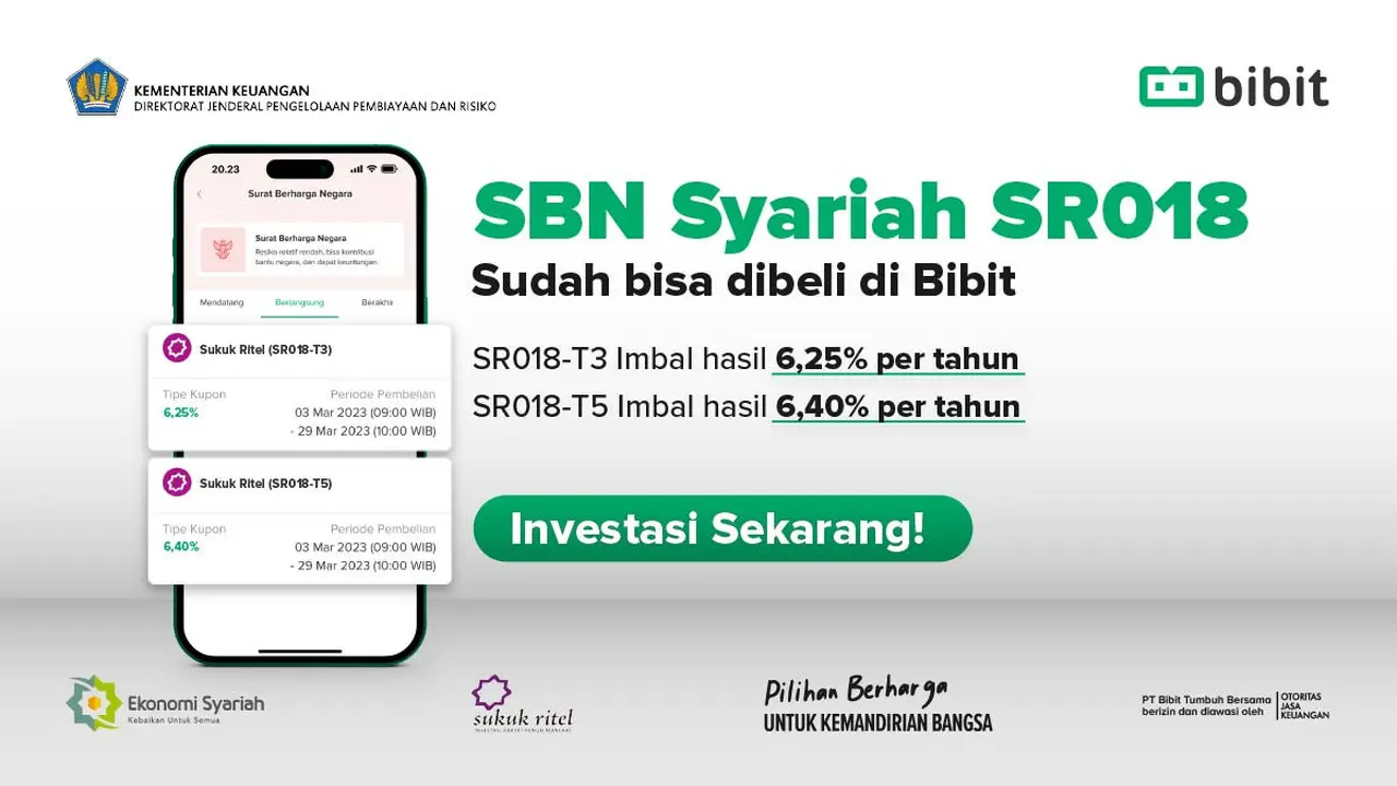 SBN Syariah SR018, Sebuah Investasi Syariah yang Dijamin Negara