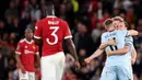 Pada ajang Carabao Cup ini, Manchester United mengistirahatkan banyak pemain pilar. Termasuk sang megabintang Cristiano Ronaldo. (AFP/Oli Scarff)